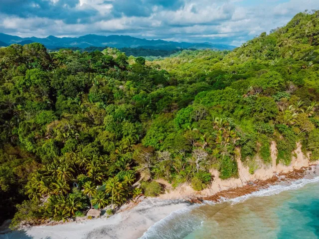 Beautiful beach in Santa Teresa, Costa-Rica