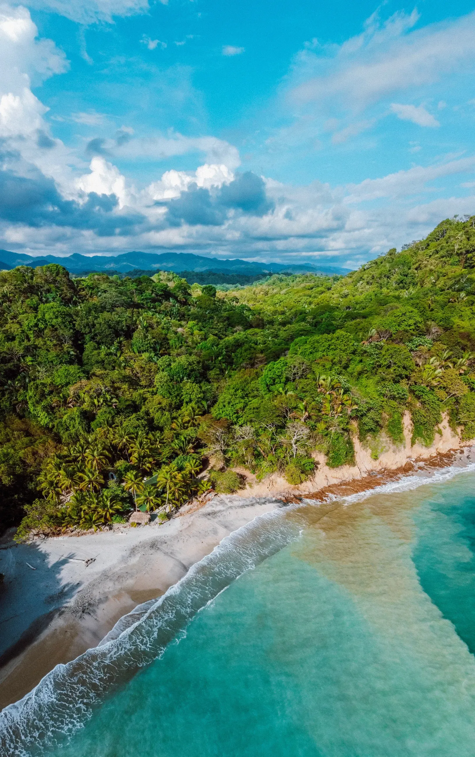 Beautiful beach in Santa Teresa, Costa-Rica